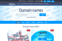 Register a domain at FastHosts